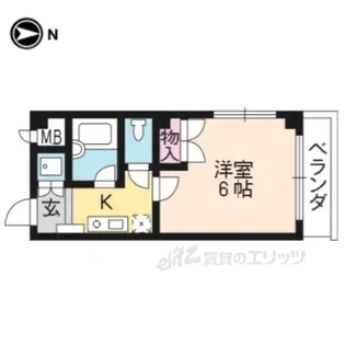 HIROサンソイル【2階】の間取り