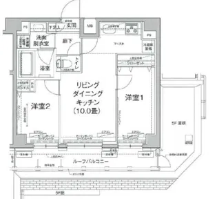 アイルプレミアム江古田【6階】の間取り