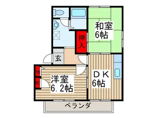 オ-タムC【2階】の間取り