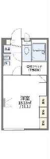 レオパレスボヌールII【2階】の間取り