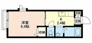 アヴニール【1階】の間取り