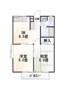 エステートピア安久【2階】の間取り