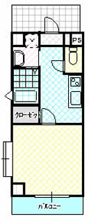 サンパティーク泉中央【3階】の間取り