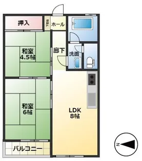奈良県奈良市六条西3【一戸建】の間取り