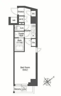 AIFLAT中目黒【3階】の間取り