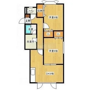 ティアラパレス【1階】の間取り