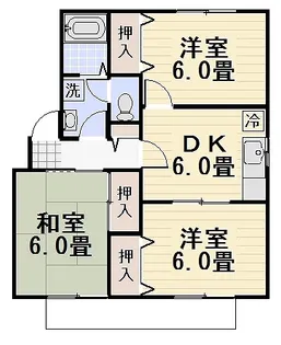 プレジール葉山【2階】の間取り