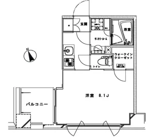 アプマージュ等々力【6階】の間取り