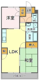 ボナールトノオカ【1階】の間取り