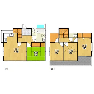 群馬県藤岡市下栗須【一戸建】の間取り