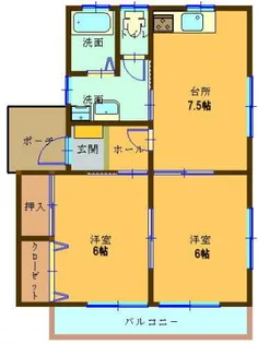 ジュン・タカオ【2階】の間取り