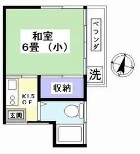 レジデンスすみれA棟【2階】の間取り