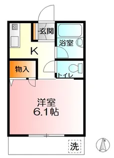 コート中央林間【1階】の間取り
