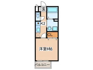ロワールT【1階】の間取り
