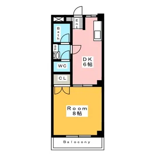 ハイコーポラス【2階】の間取り