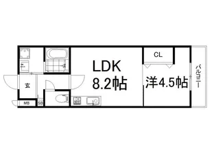 サクシード伏見西町の間取り