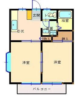 シンフォニアA棟202【2階】の間取り