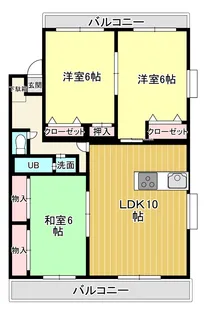ジョワイユ27【3階】の間取り