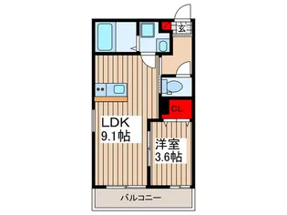 ラ・フェリーチェ大宮.【2階】の間取り