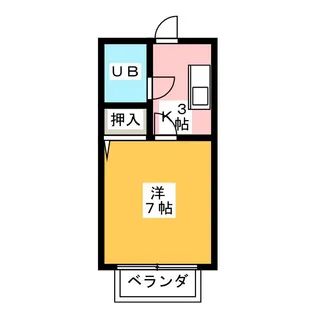 メゾン・エスポワール【1階】の間取り