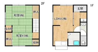 赤崎二戸一の間取り