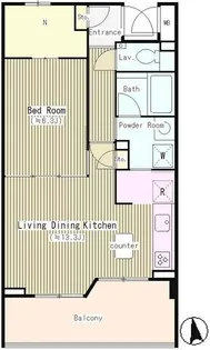 プロスペリテ【3階】の間取り