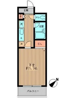 東京都杉並区阿佐谷南1【マンション】の間取り