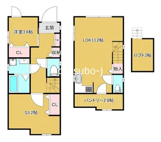 東京都世田谷区経堂4【一戸建】の間取り
