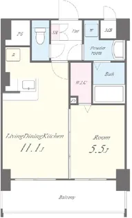 福岡県久留米市大手町【マンション】の間取り