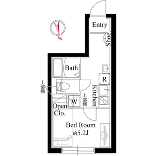 ルーム馬込の間取り