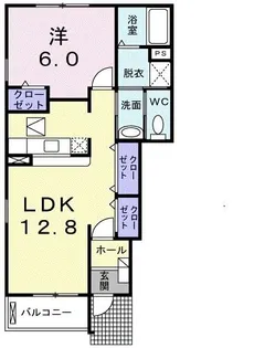 埼玉県志木市中宗岡4【アパート】の間取り