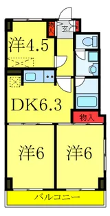 東京都豊島区池袋2【マンション】の間取り