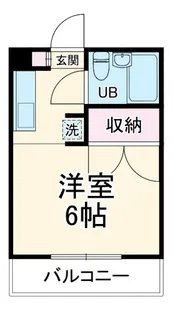 メゾンドコムサアタゴI【2階】の間取り