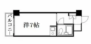 ライオンズマンション御池通【5階】の間取り