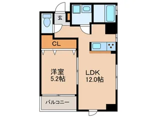 グランデ浄心【8階】の間取り