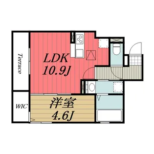 千葉県市原市八幡【アパート】の間取り