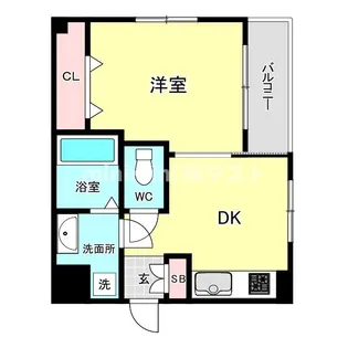 ジュネス海老江【2階】の間取り