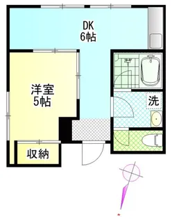 リバーサイドビル下井草【4階】の間取り