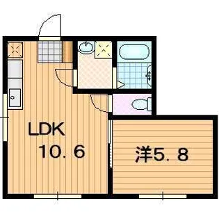 コーポひまわり21【2階】の間取り