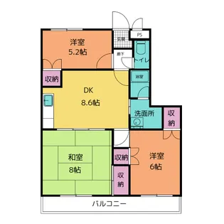 アンジェリーク【3階】の間取り