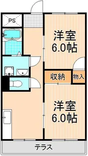 ニューサカエコーポ【1階】の間取り