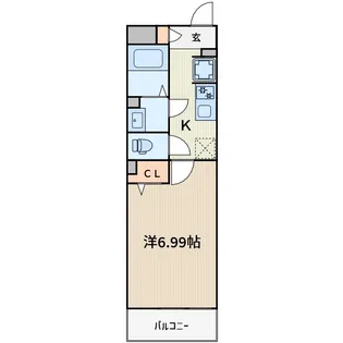 Maison Fleurissante【3階】の間取り