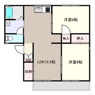 メゾン大塚A【2階】の間取り