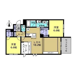 UMAYA【1階】の間取り