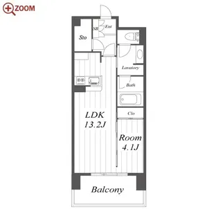 マストスタイル泉【4階】の間取り