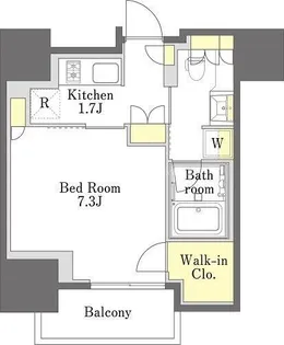 プライムメゾン本郷【5階】の間取り