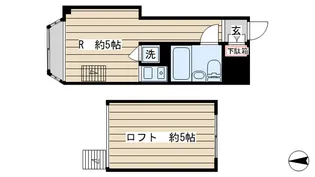 プラザUSA白金台【2階】の間取り