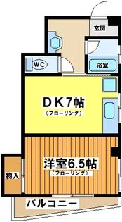 毛塚ビル【4階】の間取り