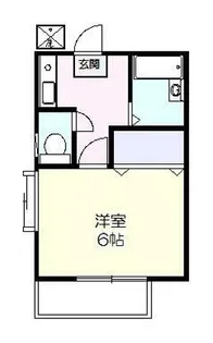 神奈川県横浜市青葉区藤が丘1【アパート】の間取り