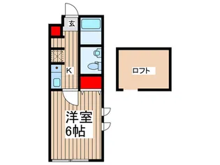 AMSS´VIE【2階】の間取り